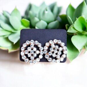 3 for $15 Pretty Rhinestone Circle stud earrings